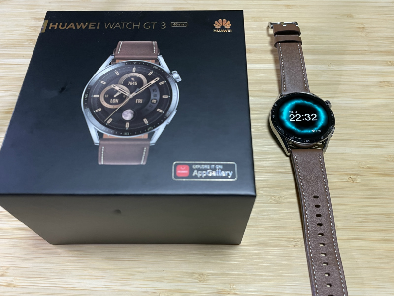 HUAWEI Watch GT 3 ブラウンレザーモデル 46mm(スマートウォッチ本体 
