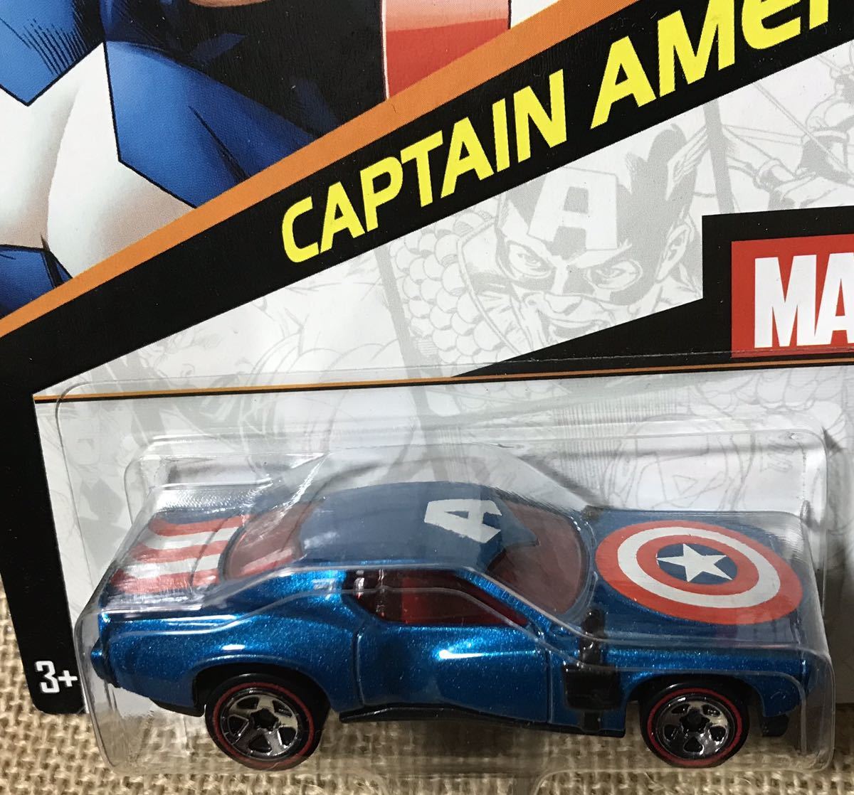 ★ ホットウィール / Hot WHeels ～マーベル / MARVEL～ アベンジャーズ【 キャプテンアメリカ 】◎新品◎_画像2