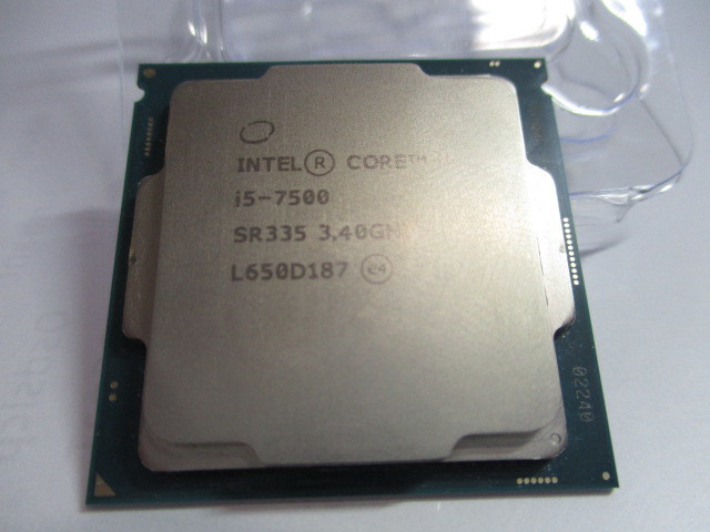 ヤフオク! - INTEL CPU 第 7 世代 Core i5-750...