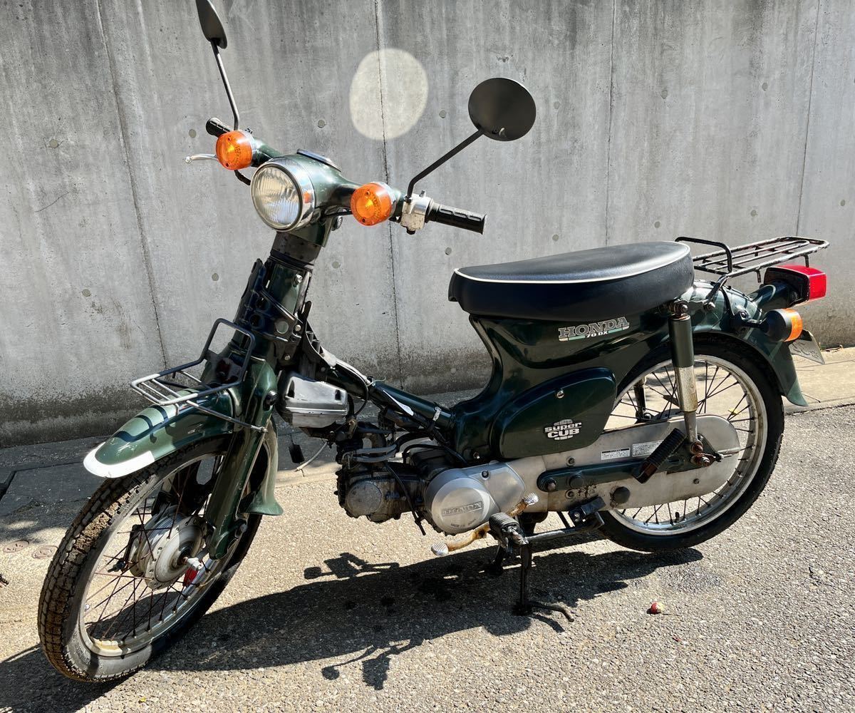 ホンダ HONDA スーパーカブ デラックス 70cc グリーン 緑 1995年