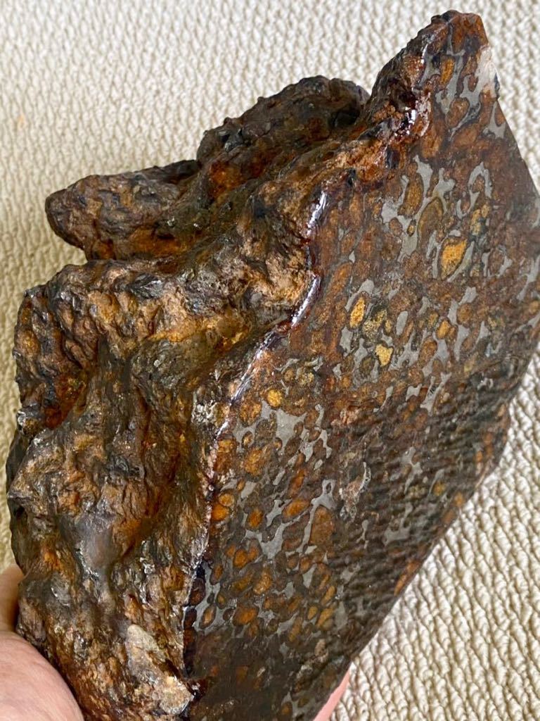 7.2KG huge super rare museum class cosmos power pala site meteorite se Rico meteorite stone iron meteorite high quality meteorite .. better fortune .. work .up large luck with money!!!