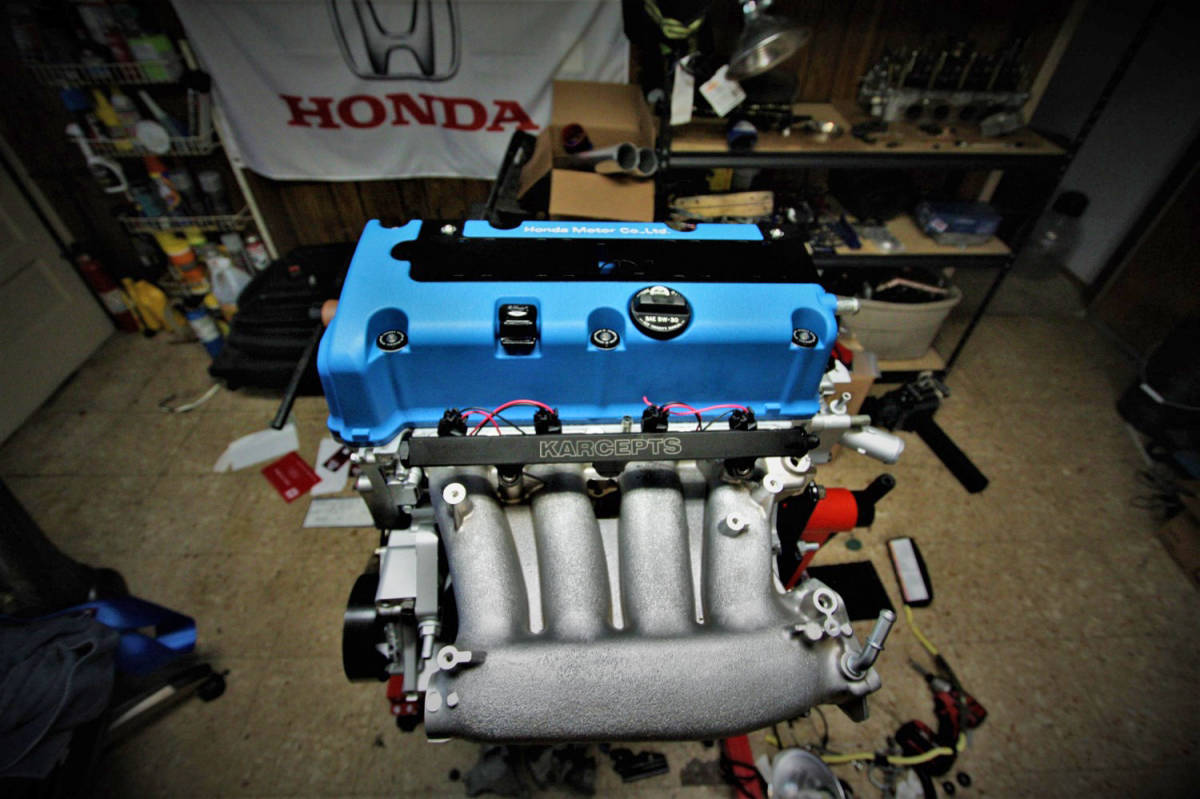 HYBRID RACING Honda K20A K24A engine Formula coil pack cover USDM North America JDM HONDA ACURA Acura Accord TSX Integra RSX