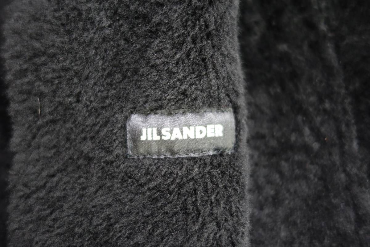 ジル・サンダー　ムートンコート　トレンチコート　JIL　SANDER　48　国内正規品　黒_画像2