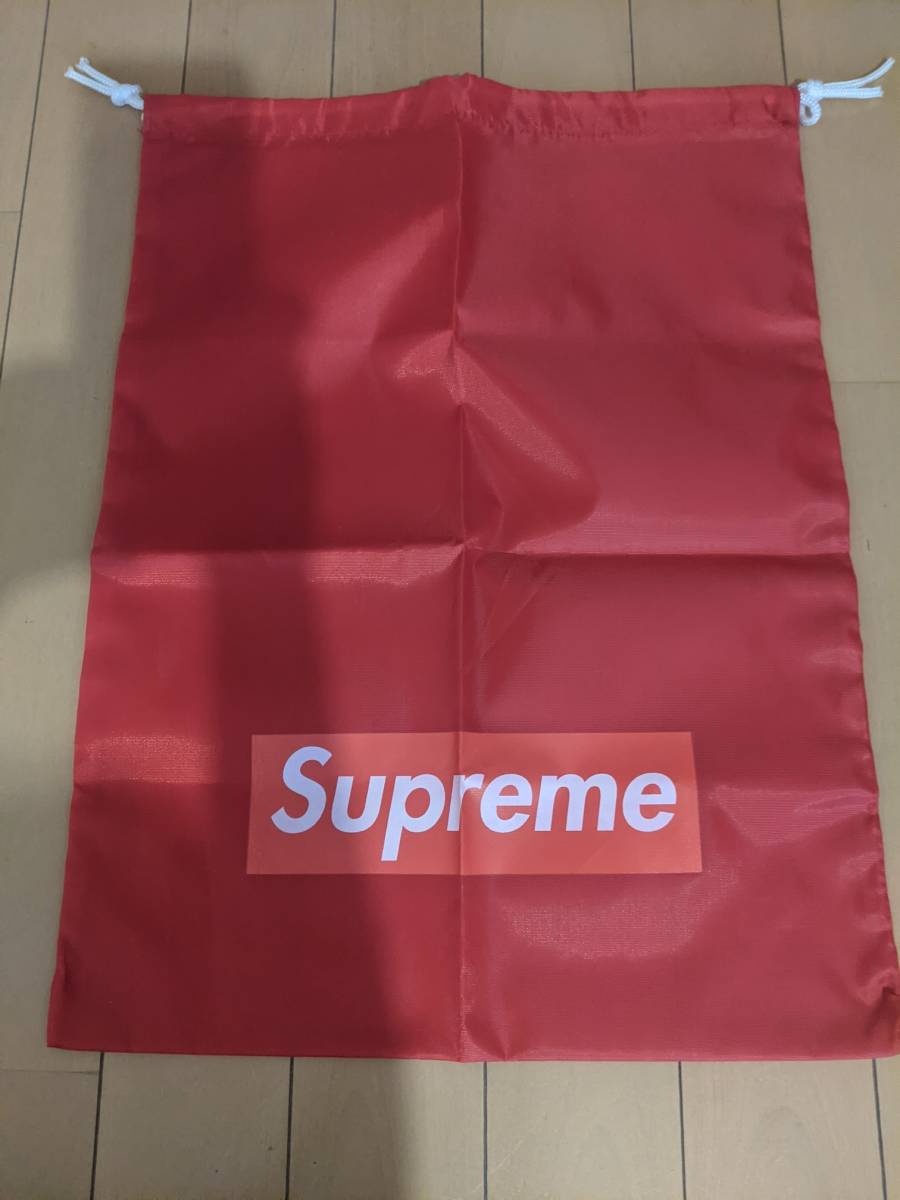 SUPREME ノベルティー　収納　バック　BOX LOGO　赤　ノベルティー　正規