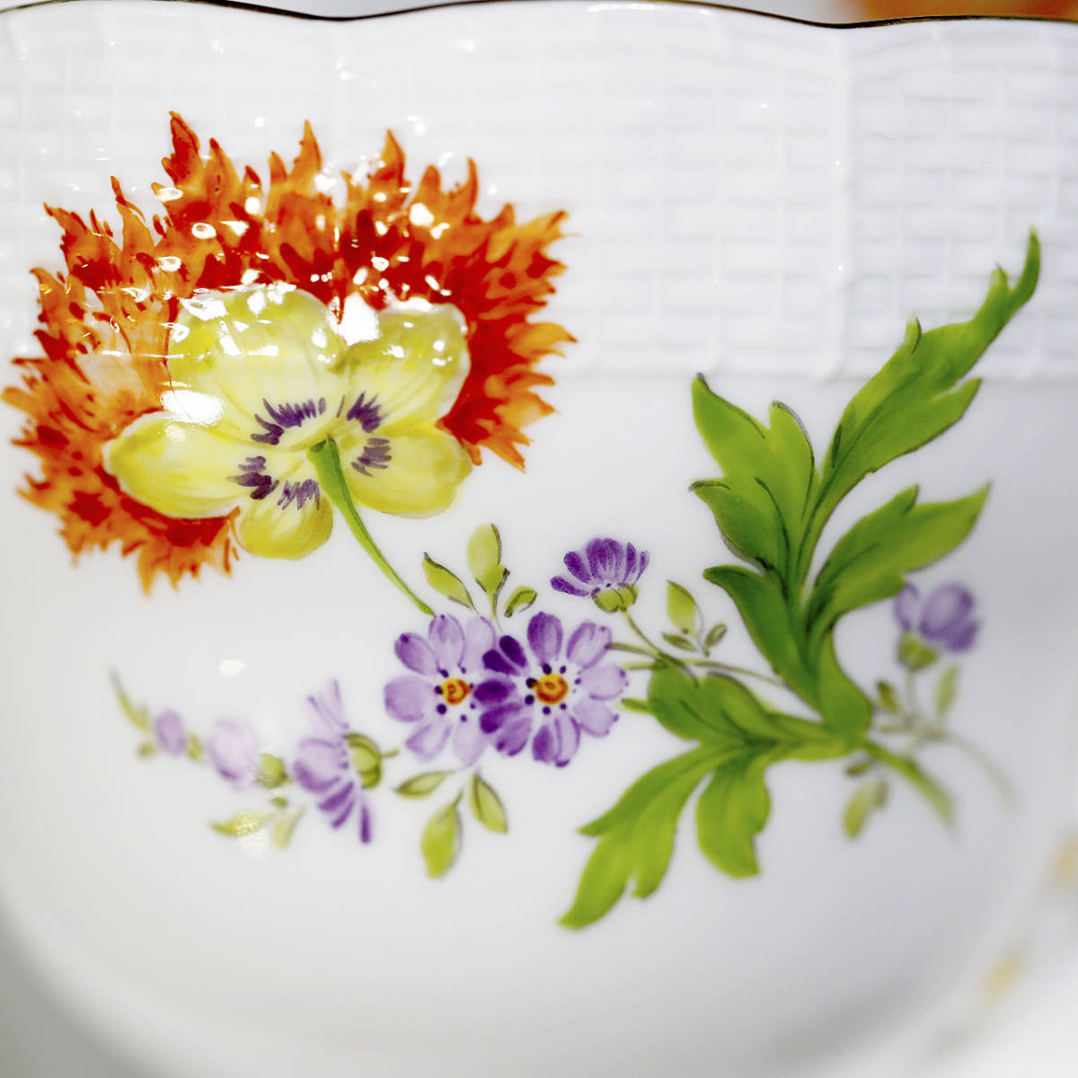 極美品 トリオ 1級 】マイセン ケシの花 カップ&ソーサー プレート