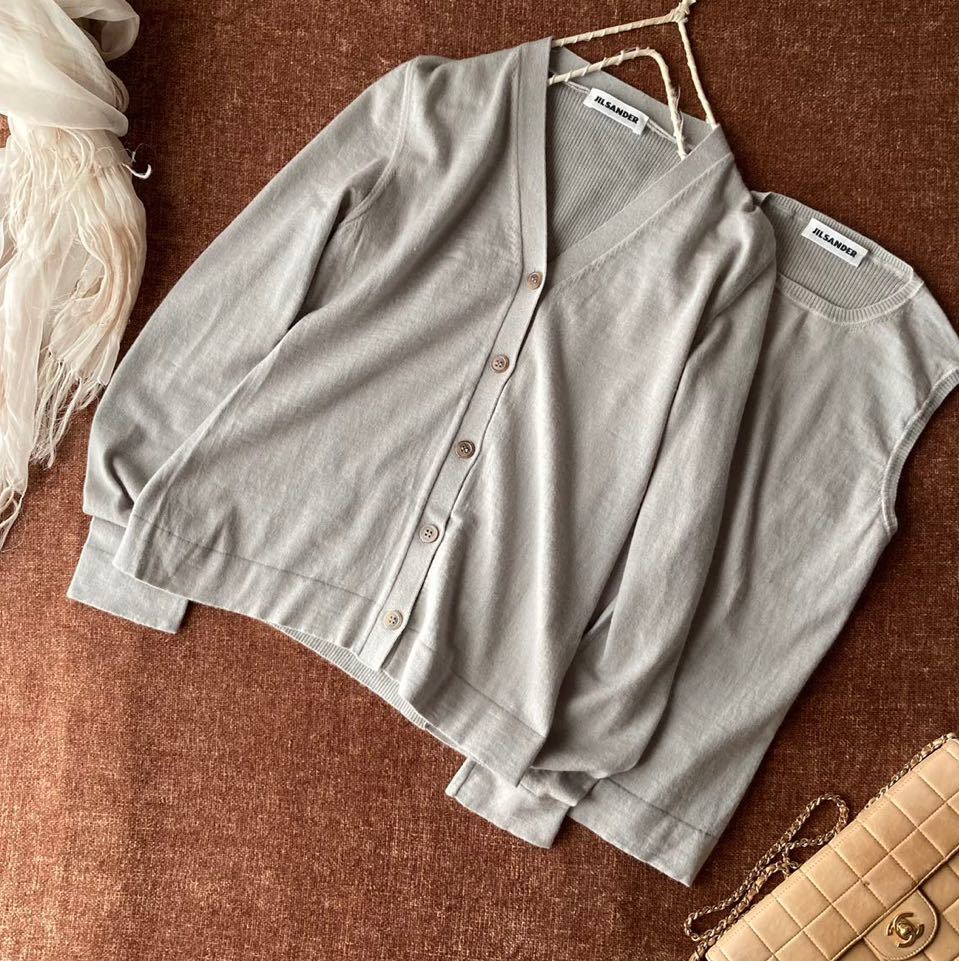 アウトレットセール 特集 新品 JIL SANDER 定価約22万 カシミヤ70
