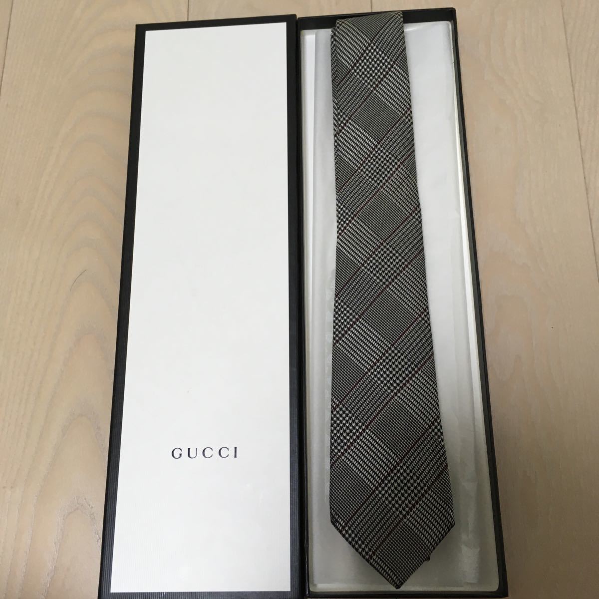 とっておきし新春福袋 グッチ GUCCI ネクタイ グレンチェック