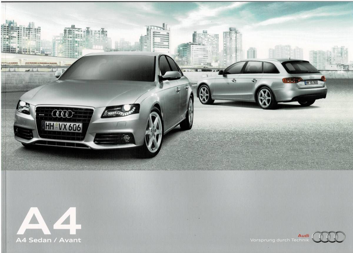 ■　アウディ　A4　Sedan　/　Avant　カタログ　2010年2月　■