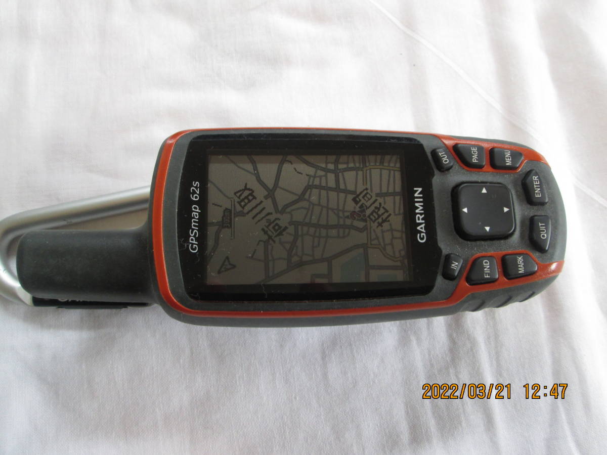 GARMIN map　６２S　登山用GPS　中古でも美品_画像2