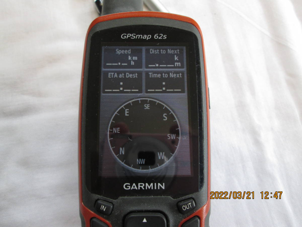 GARMIN map　６２S　登山用GPS　中古でも美品_画像4