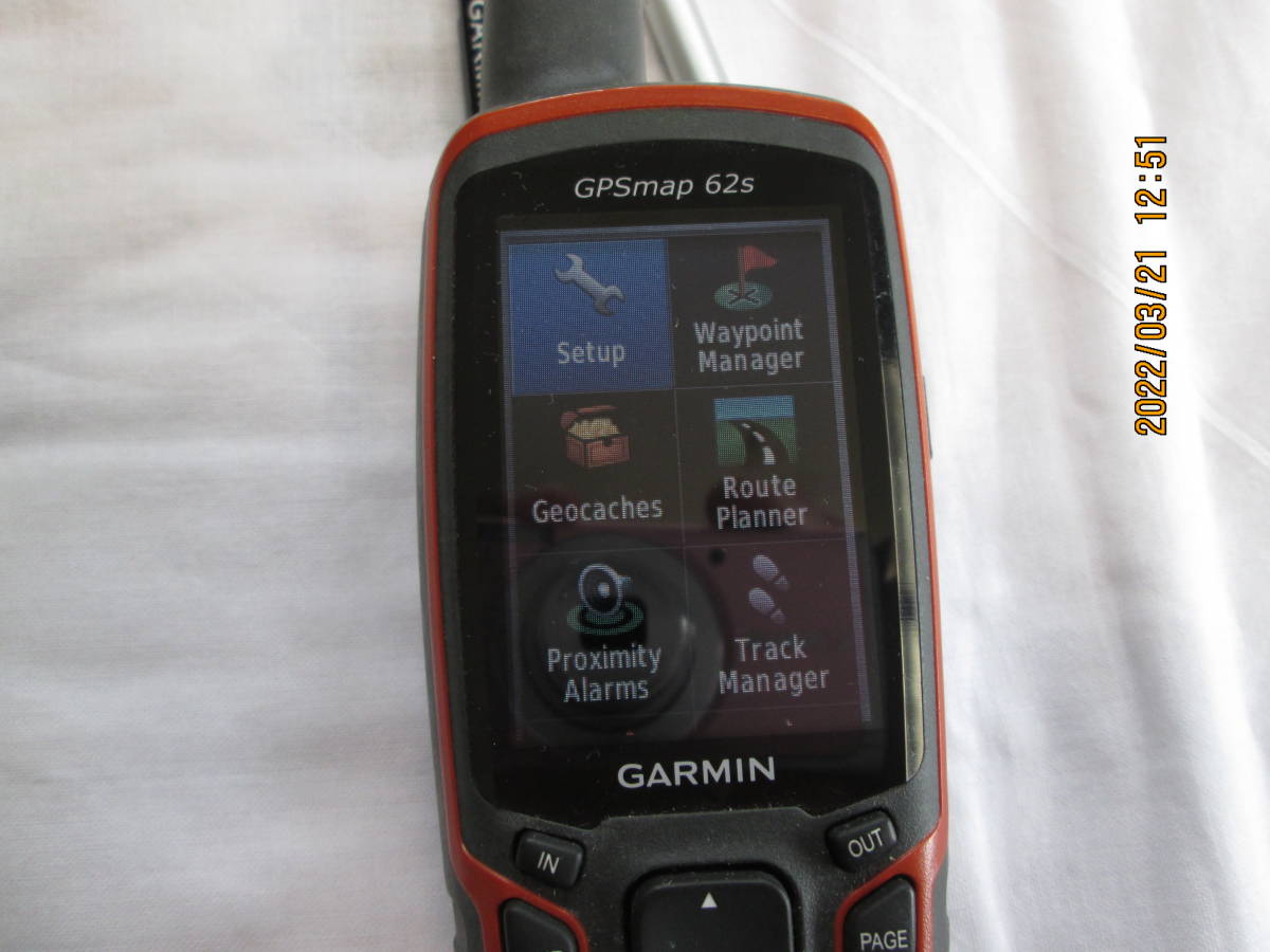 GARMIN map　６２S　登山用GPS　中古でも美品_画像9