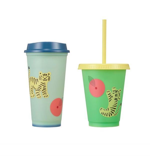 ヤフオク! - スタバ 韓国 2022 ニューイヤー 寅 カラーチェン オンラインストア最安値 Starbucks スターバックス トラ 寅 虎 タンブラー 容器