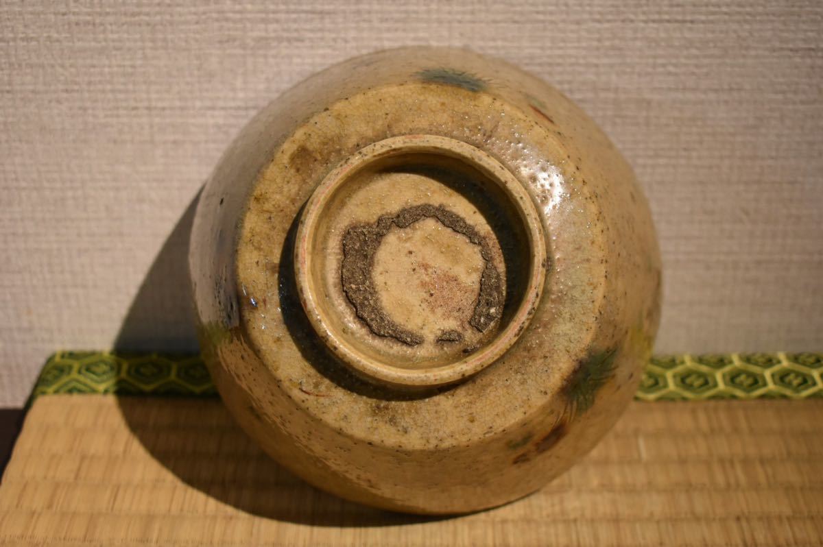 GE】Y2372【コレクター所蔵品】時代 黄瀬戸茶碗 /美濃 茶道具 GE】Y2372【コレクター所蔵品】時代 黄瀬戸茶碗 /美濃 茶道具