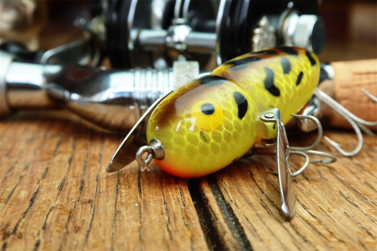 80S BRS HEDDON CRAZY CRAWLER SPOOK クレージークローラー ABU BALSA50 SMITH FENWICK UMCO ハトリーズ ZEAL 全盛期のオールドルアー_画像6