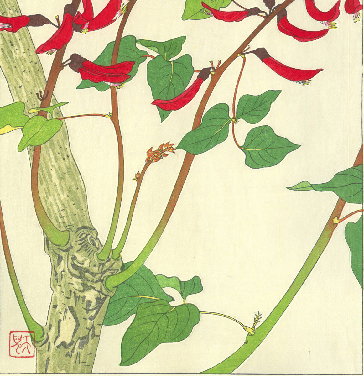 超特価通販 ヤフオク! - 葛原 輝 (Kuzuhara Teru) (1915~2015) 木版画 F1... 新作即納