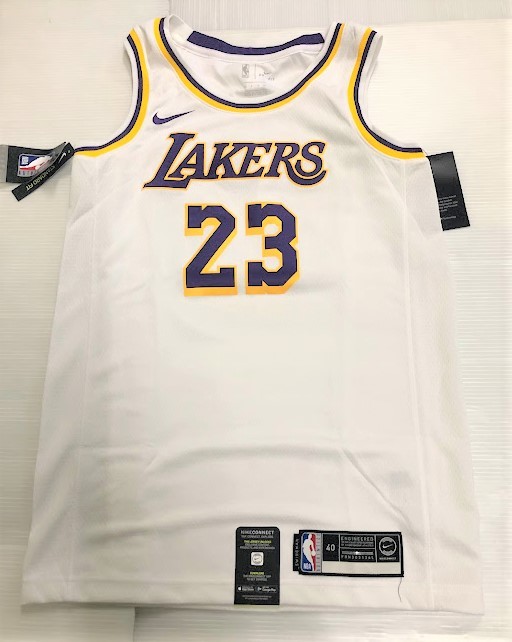 素敵な James LeBron Lakers Angeles Los BF37)Nike 23 /レブロン・ジェームズ/白/S/正規 ゲームシャツ/ロサンゼルス・レイカーズ タンクトップ タンクトップ