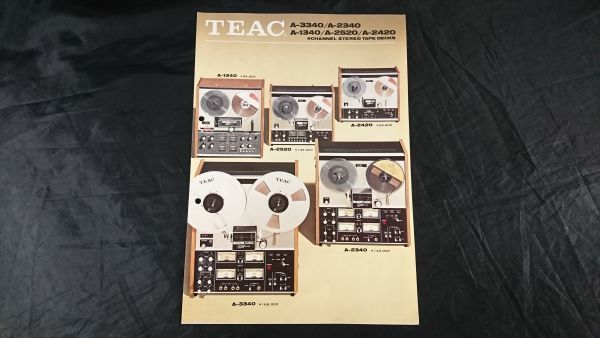 TEAC ティアック 4CHANNEL STEREO TAPE DECKS ステレオテープデッキ A ...