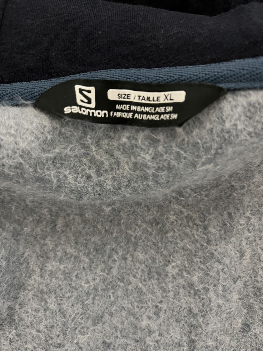 SALOMON サロモン スキー スノーボード フーディー 裏起毛 パーカー 北海道 RUSUTSU ルスツ スキー場 限定 XL サイズ 新品 送料 無料 4
