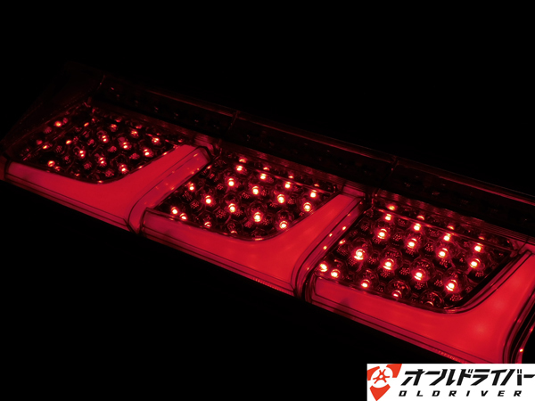 汎用トラック LED テールランプ 流れる 3連 ライト L型 ふそう 日野 ...