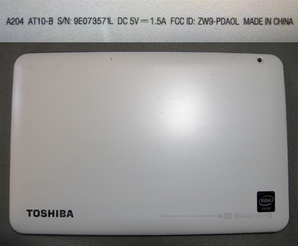 #T931 TOSHIBA A204YB Android 初期化 _画像2