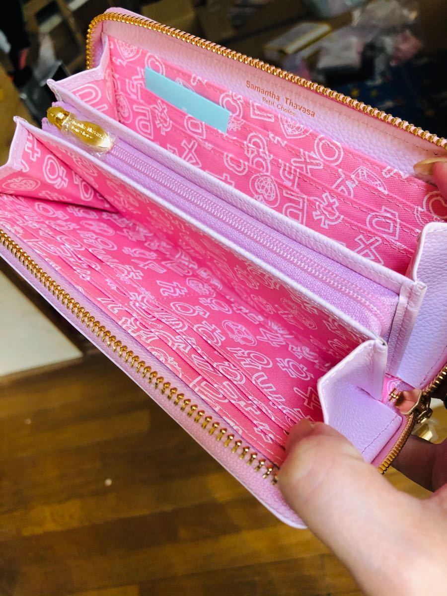 サマンサタバサ プチチョイス セーラームーン ちびうさ 長財布 ピンク