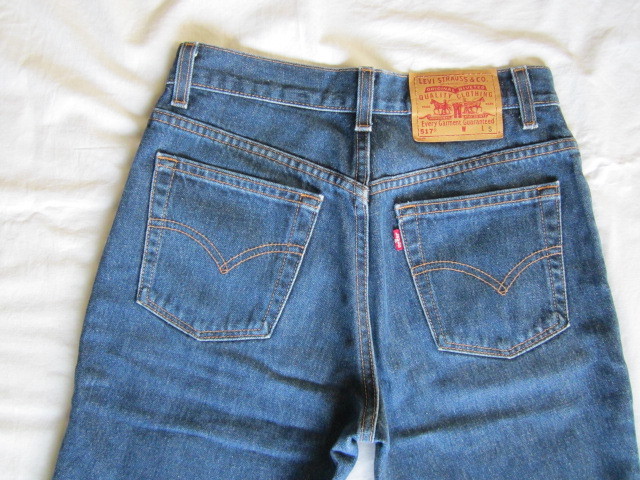 11517-4807 7 JR. S 2001年 リーバイス MADE IN USA ボタン裏512 Levi's アメリカ製 フレア ブーツカット_画像4