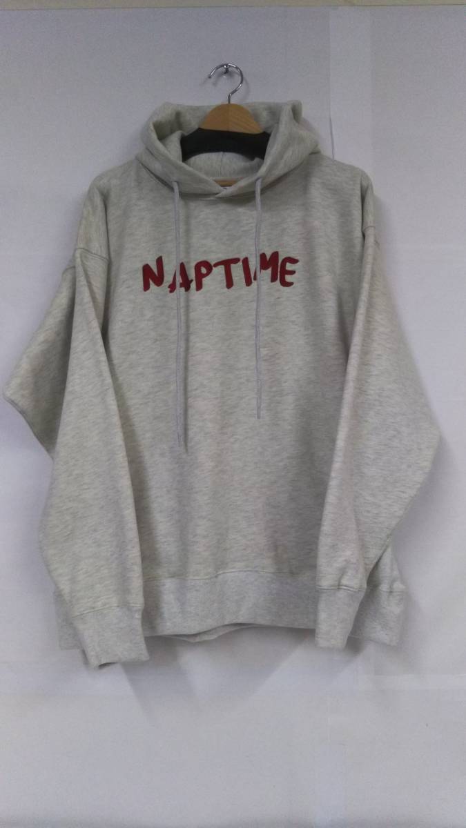即納最大半額即納最大半額Naptime ロゴスウェットパーカー Lサイズ