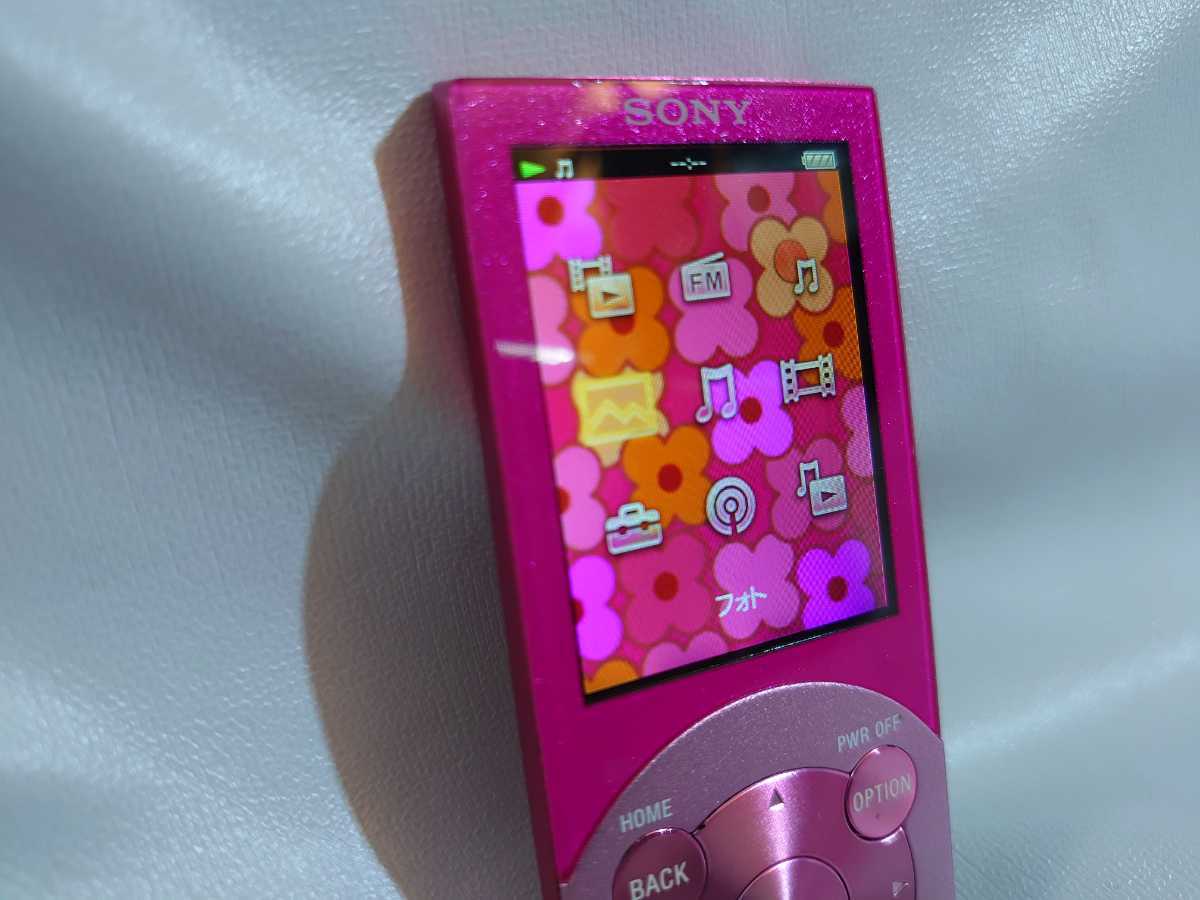 【SONY】NW-S644 pink WALKMAN PORTABLE MEDIA PLAYER ソニー　ウォークマン　ポータブル　デジタル　メディアプレーヤー _画像2