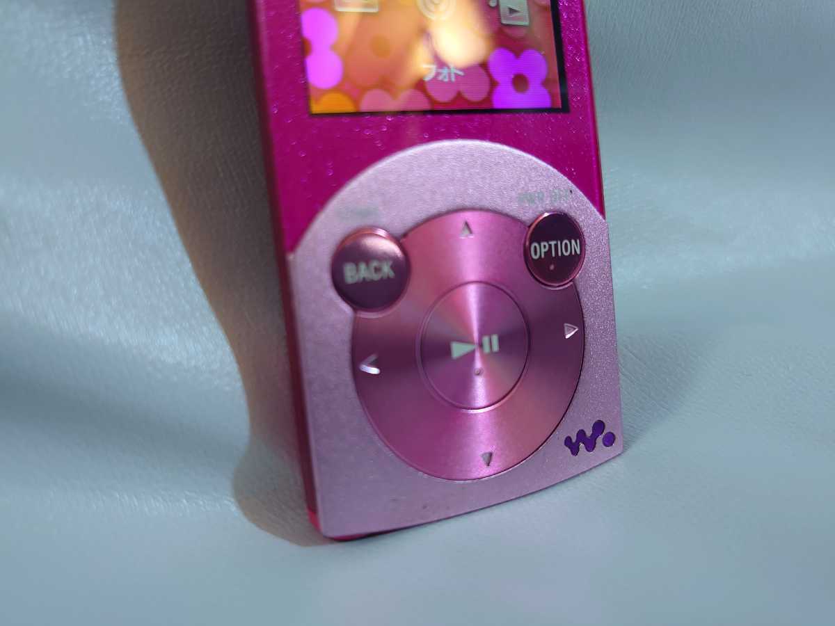 【SONY】NW-S644 pink WALKMAN PORTABLE MEDIA PLAYER ソニー　ウォークマン　ポータブル　デジタル　メディアプレーヤー _画像4