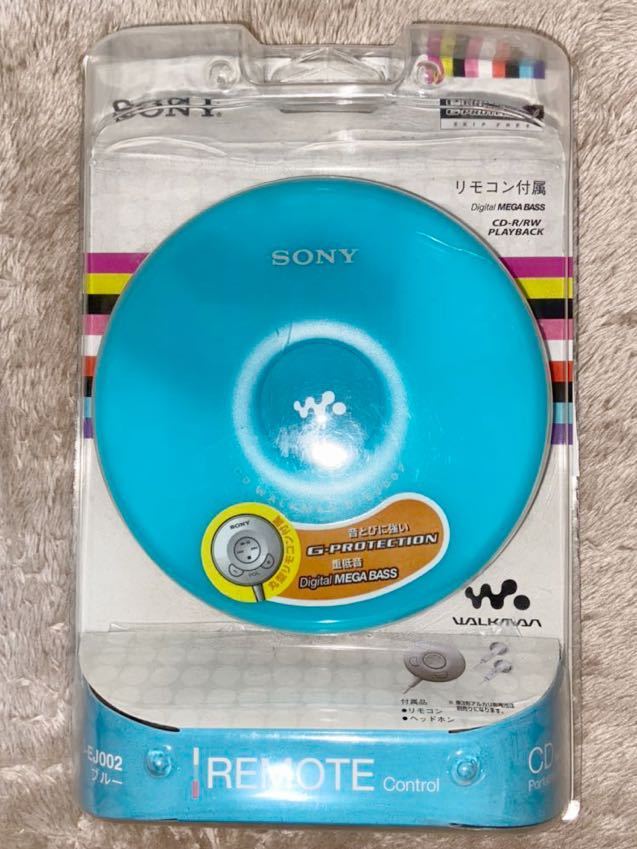 ☆未使用☆【CDプレーヤー】SONY D-EJ002 Blue