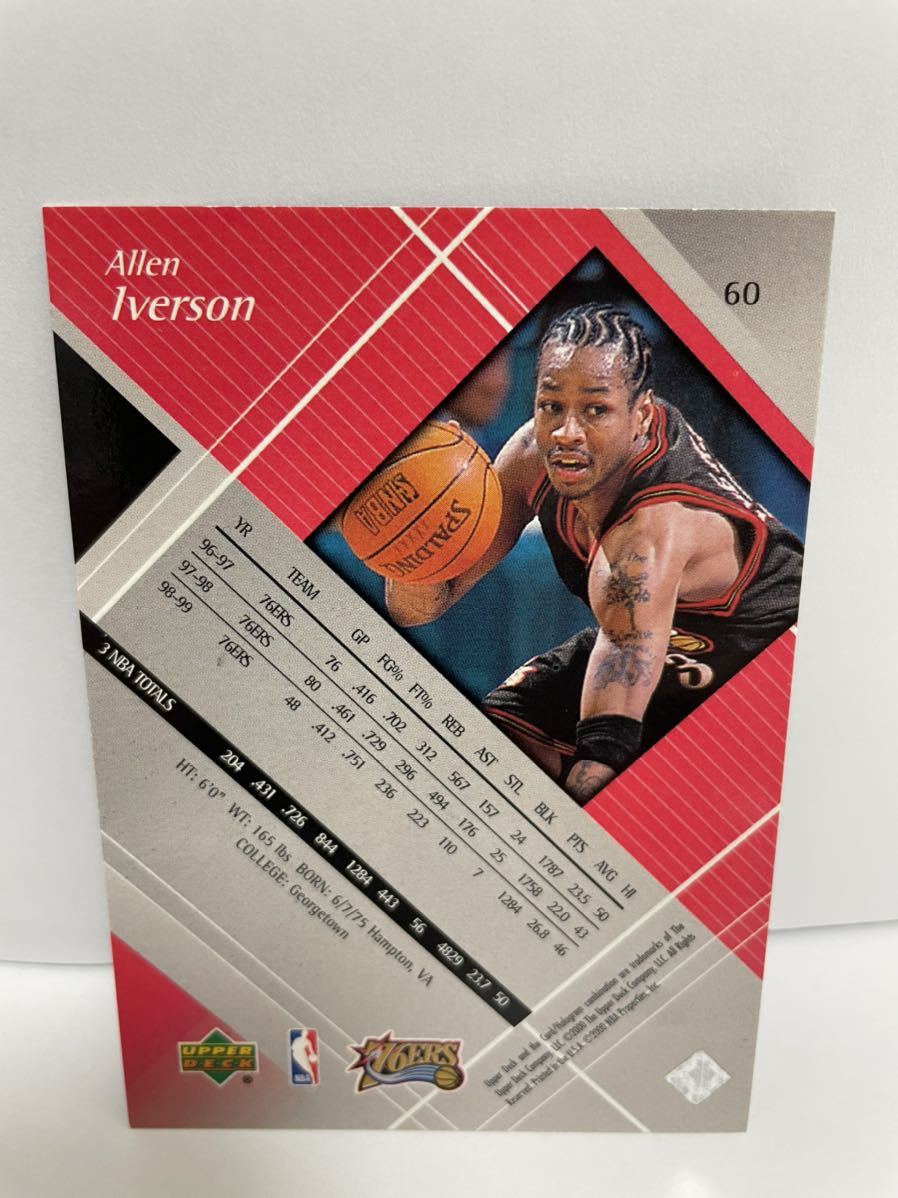 NBAカード　アレン・アイバーソン　ALLEN IVERSON. BLACK DIAMOND UPPER DECK 【シクサーズ時代】