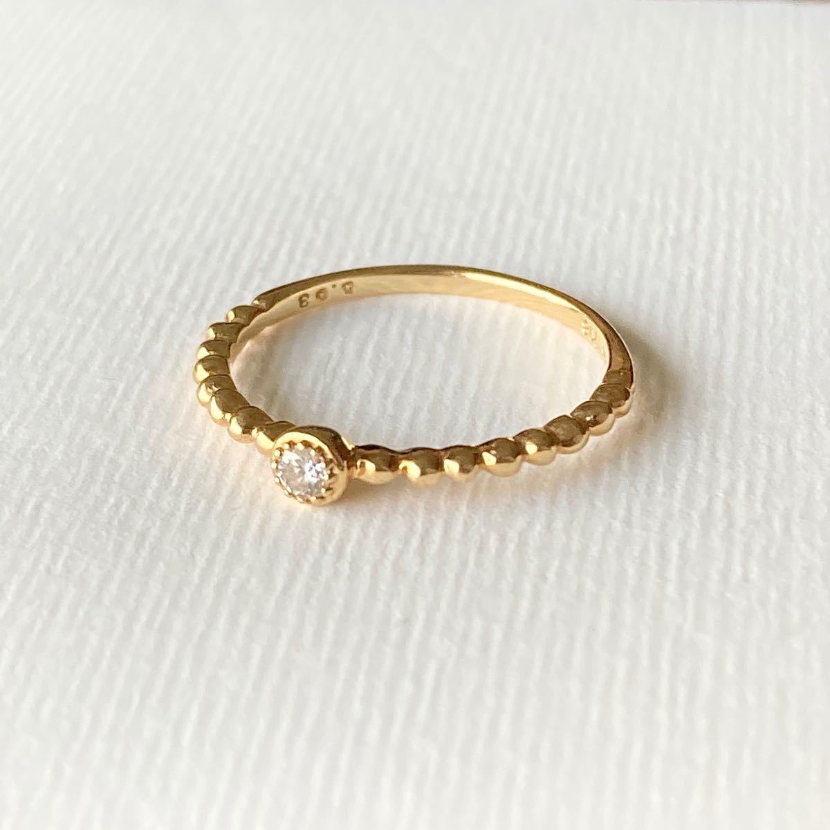 美品 スタージュエリー ダイヤモンドリング K18 | prismanerodavola.com
