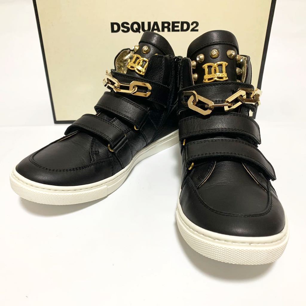 未使用 DSQUARED2 ディースクエアード レディース ミッドカット