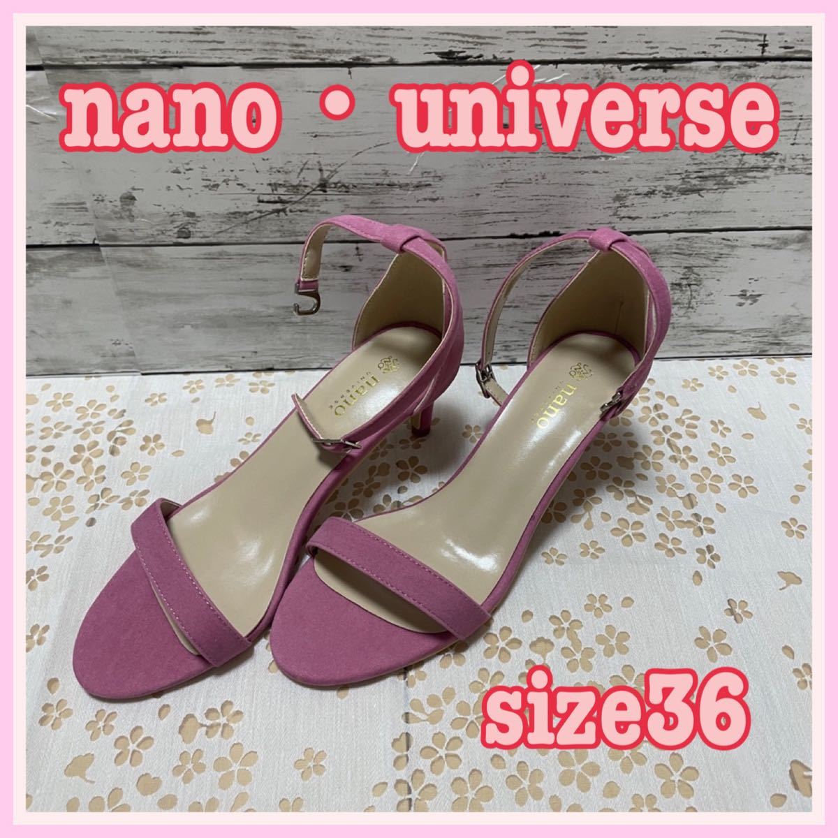 nano universe ナノユニバース　ミュールサンダル　サイズ36 