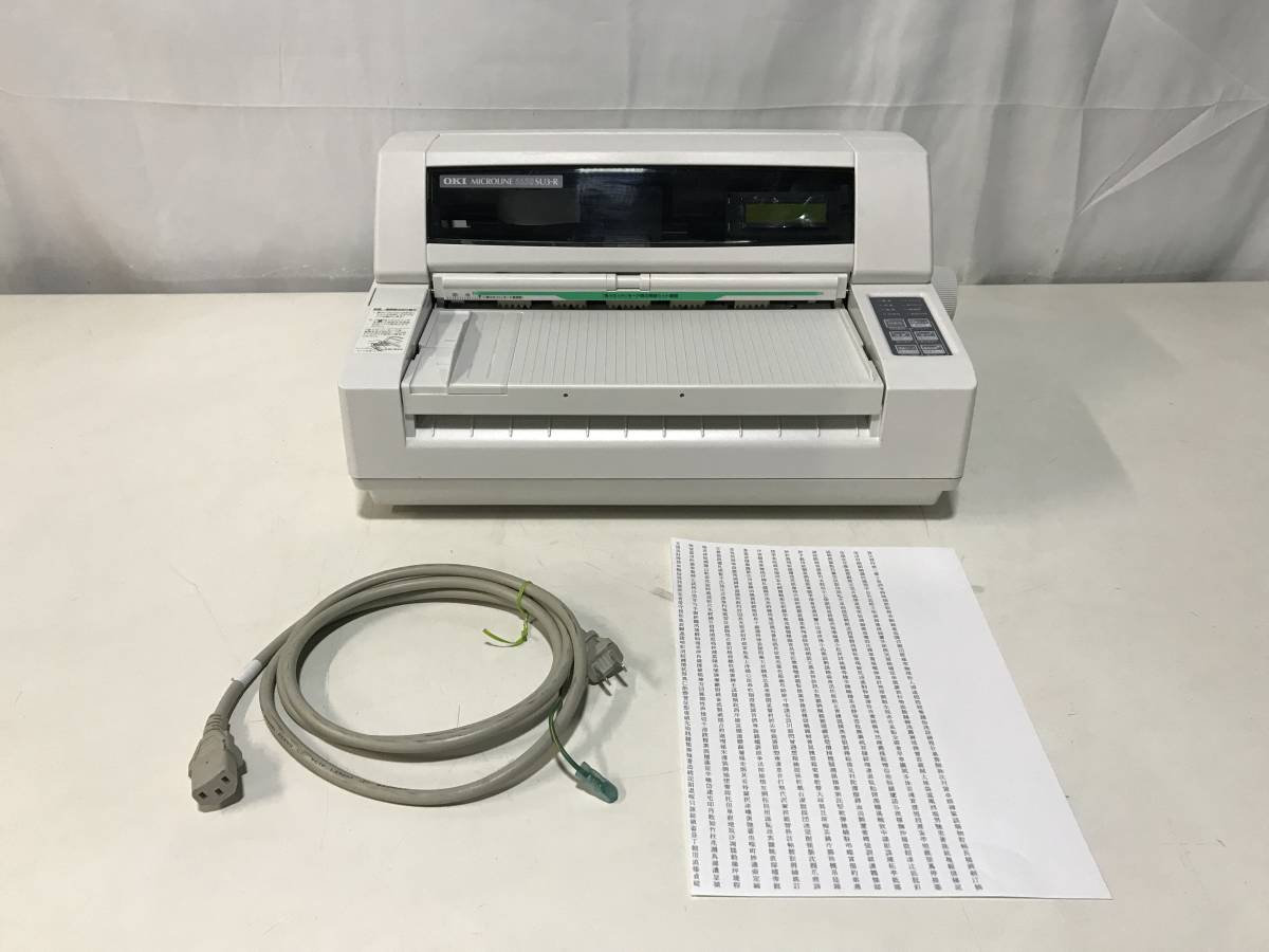 管1982】□売り切り1円スタート! 印字やや難有 OKI ドットインパクト