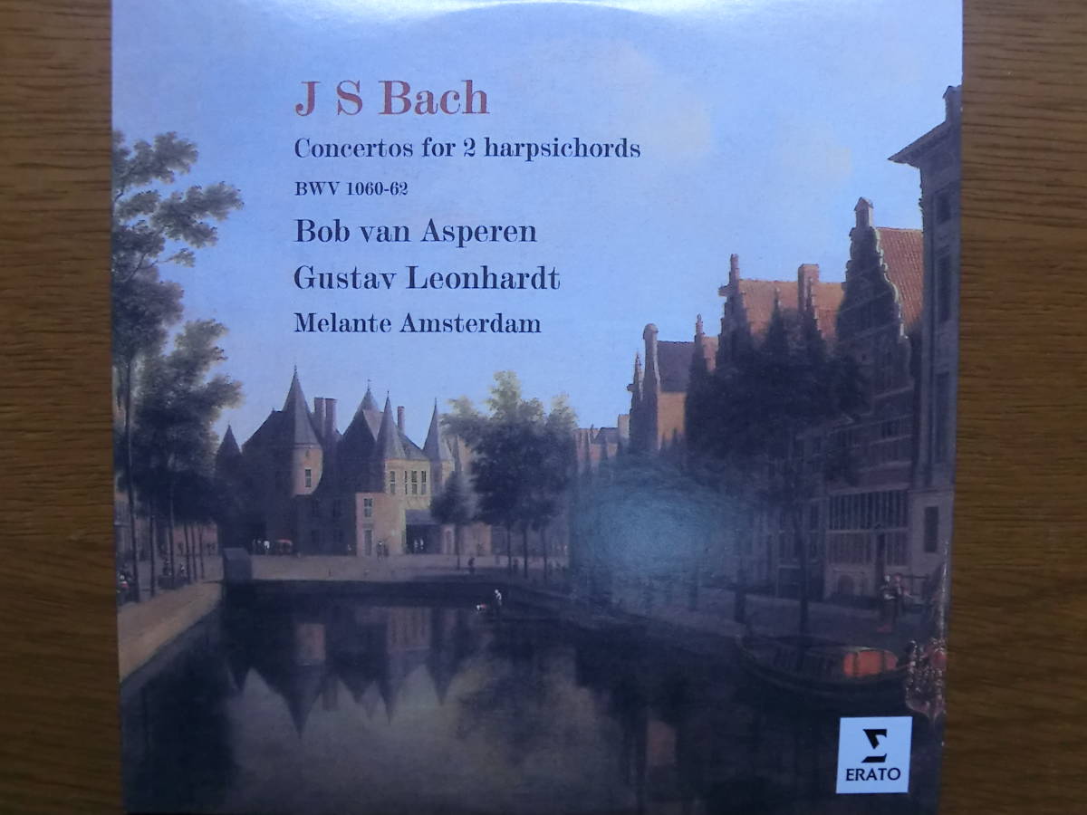 バッハ：２台のチェンバロのための協奏曲　BWV１０６０、１０６１、１０６２　レオンハルト　アスペレン_画像1
