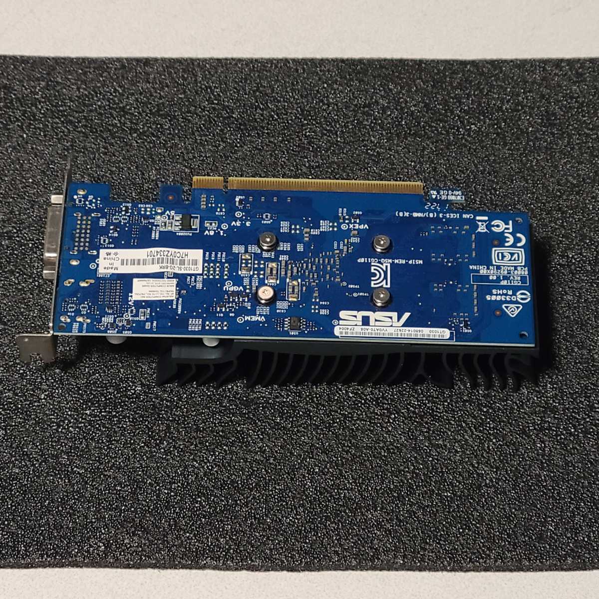 ASUS GEFORCE GT1030 2GB GDDR5/GT1030-SL-2G-BRK ファンレス LP ASUS GEFORCE GT1030 2GB GDDR5/GT1030-SL-2G-BRK ファンレス LP