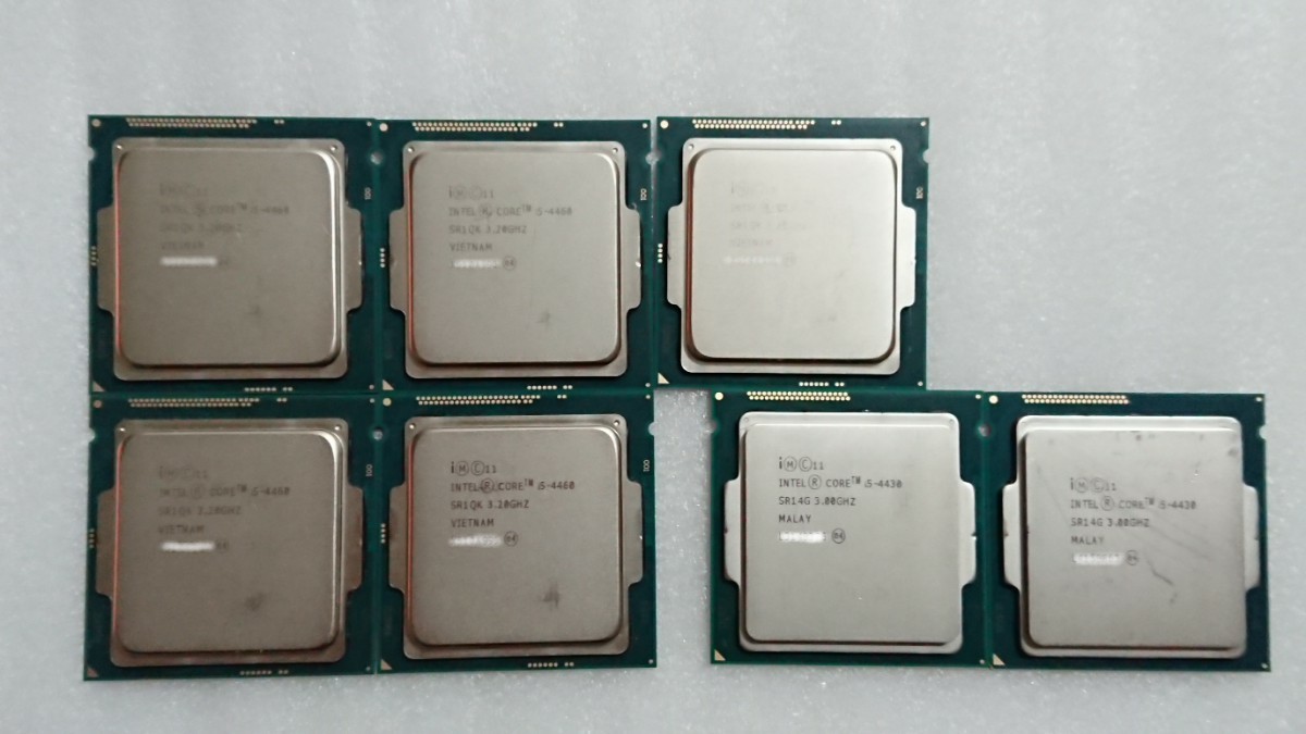 今日の超目玉】 Intel 合計7個セット 4430(2個)と4460(5個) i5 core - インテル -  www.comisariatolosandes.com