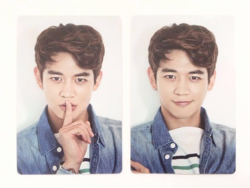 SHINee 2015 シーズングリーティング シーグリ カレンダー トレカ ミノ ミンホ MINHO 2枚_画像1