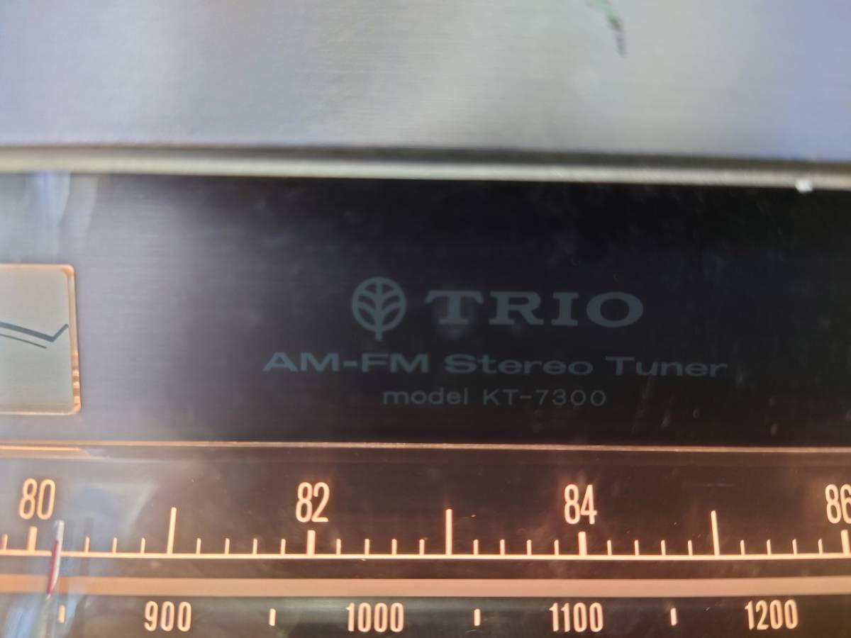 TRIO AM-FM Stereo Tuner KT-7300 ジャンク品_画像2