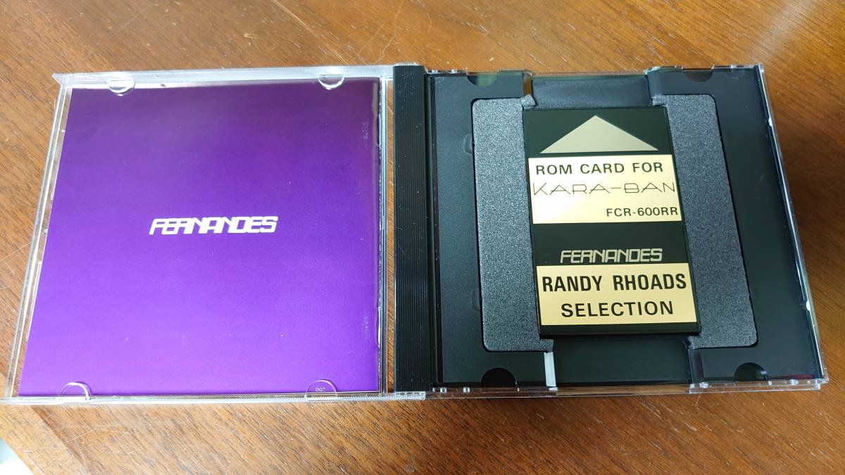 FERNANDES KARA-BAN RANDY RHOADS SELECTION ROM CARD FCR-600RR_画像3