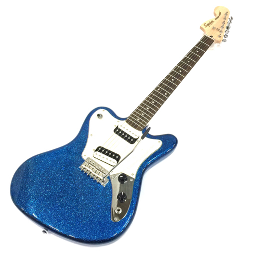 スクワイア バイ フェンダー エレキギター スーパーソニック Blue Sparkle 22フレット ケース付き Squier by fender