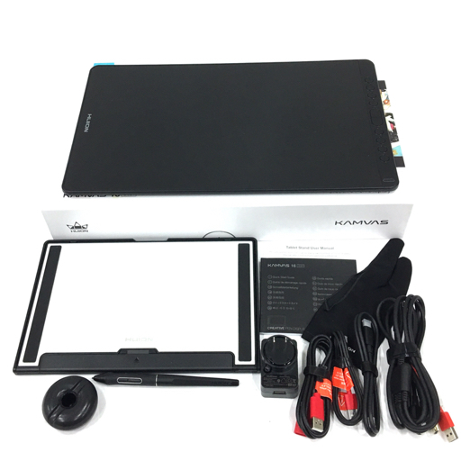 1円 美品 HUION 液タブ Kamvas 16 液晶タブレット 15.6インチ 専用