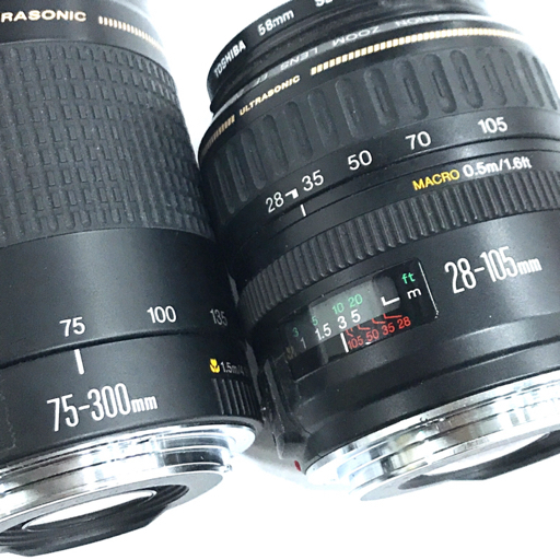 Nikon FM2 Ai-s NIKKOR 50mm 1:1.4 CANON ZOOM LENS EF 28-105mm 1:3.5-4.5 含む フィルムカメラ レンズ QG042-13_画像9