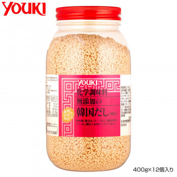 YOUKI ユウキ食品 化学調味料無添加の韓国だし 400g×12個入り 211953 その他