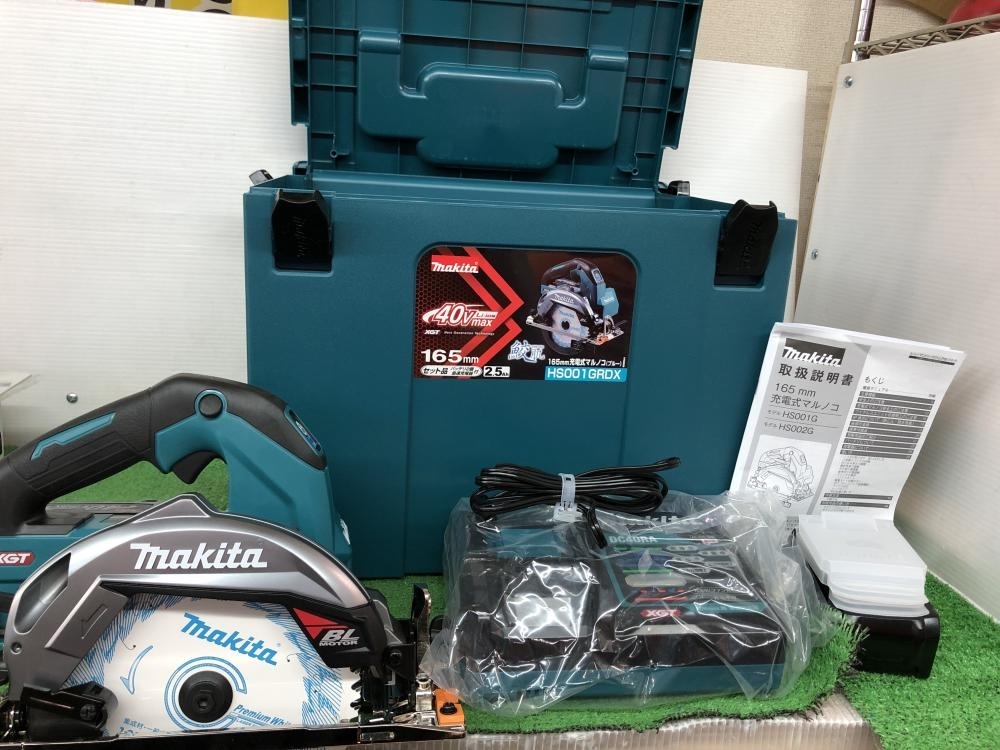 001♪未使用品♪makita マキタ 165mm充電式丸ノコ HS001GRDX 40Vmax