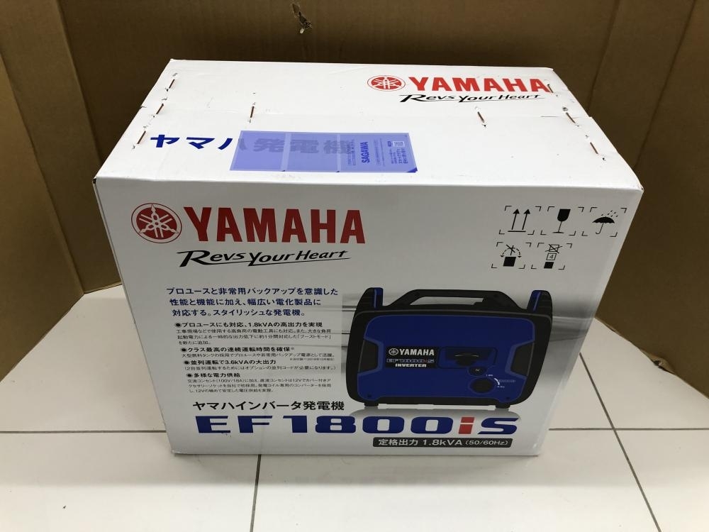 016□未使用品□ヤマハ YAMAHA インバータ発電機 防音型 EF1800iS www