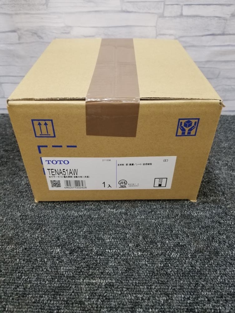 013♪未使用品♪TOTO アクアオート 台付自動水栓 TENA51AW