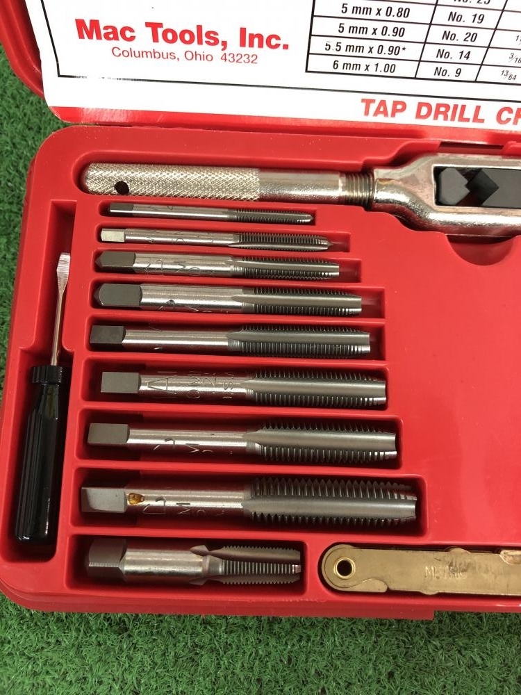 メール便不可】 マックツールズ TAP and DIE SET rtd-wetsuits.com