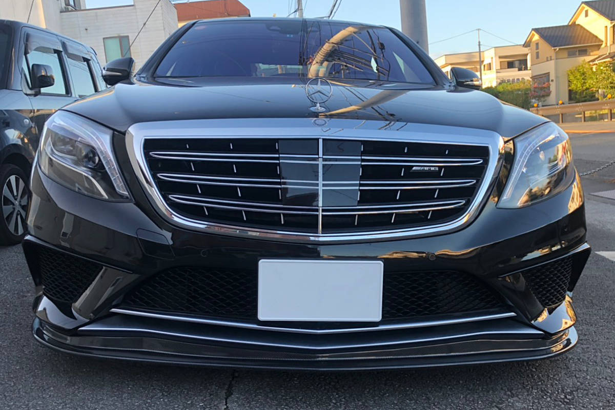  Mercedes Benz S Class W222 previous term S63 specification front bumper side step rear bumper muffler cutter aero set immediate payment 